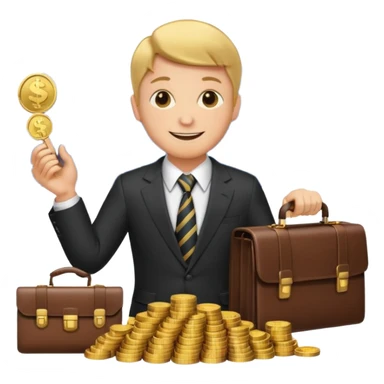create an emoji  related to trader sticker