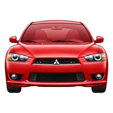 Mitsubishi car sticker