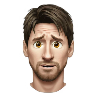 Lionel messi crying sticker