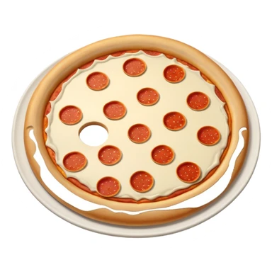 Saturn and pizza sticker