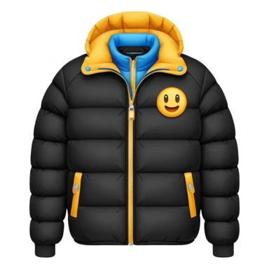 black puffer sticker