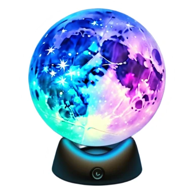 Nightlight GalaxyMoon Lamp sticker