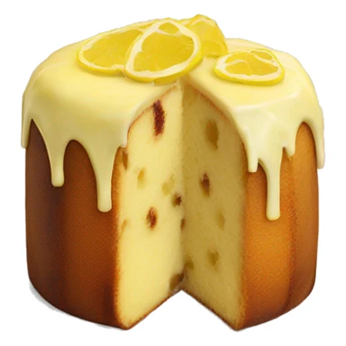 Limoncello panettone cake sticker