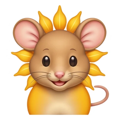 a sun ☀️ 🐭 sticker