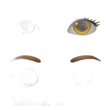 butterflies inside the eyes sticker