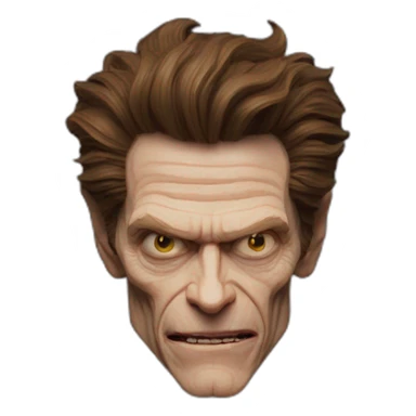 Willem Dafoe demon sticker