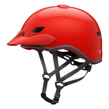 Red Bicycle Helmet sticker