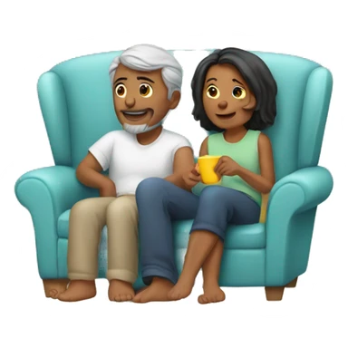 parents relaxing sticker