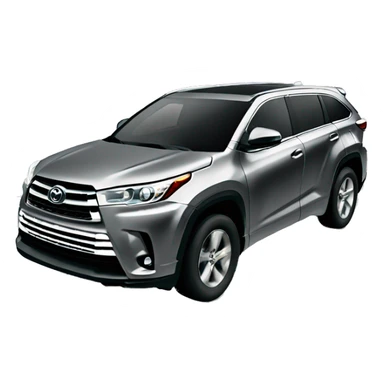 2024 grey Toyota highlander sticker