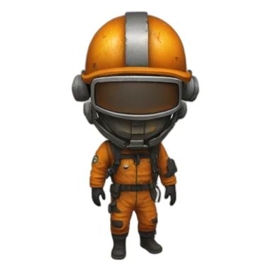 Rust PC Game Hazmat Head with Body sticker