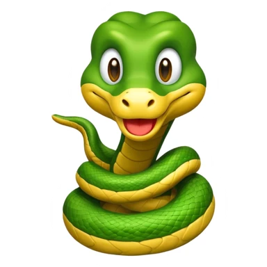 snake wearing t-shirts sticker