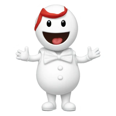 Un bonhomme qui meurt de rire littéralement sticker
