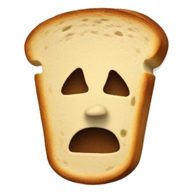 Toast with jason vorhees mask on  sticker