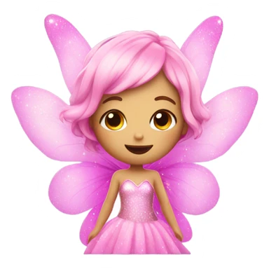 Fairy with pink sparkles sticker