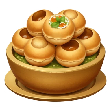 Make a pani puri emoji sticker