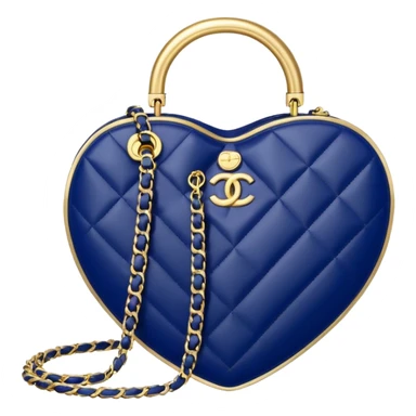 chanel heart shape bag white color bag sticker