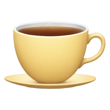 a cup of tea sticker