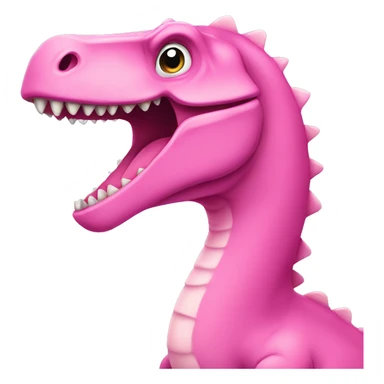 pink dinosaure sticker