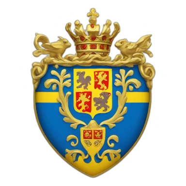 small ukrainian coat of arms sticker