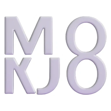 connected flowing BLK letters with silver outline, where all letters are joined together in one continuous design sticker