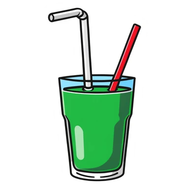 soda straws sticker