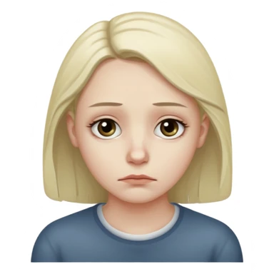 Con sueño triste 😞 sticker