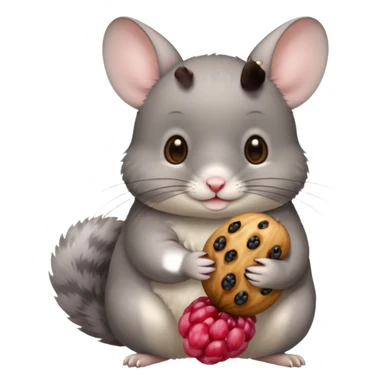 Chinchilla with raisin sticker