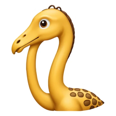 Long neck human sticker