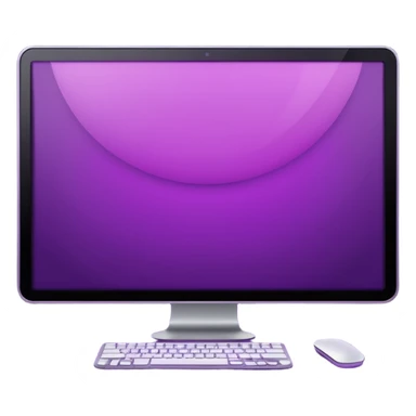 2 dark purple wide screen monitors sticker