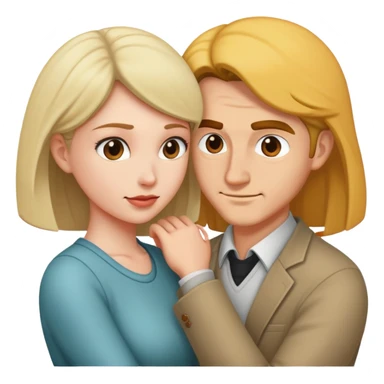 woman bending over with man behind her sfw sticker