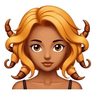 Scorpio woman sticker