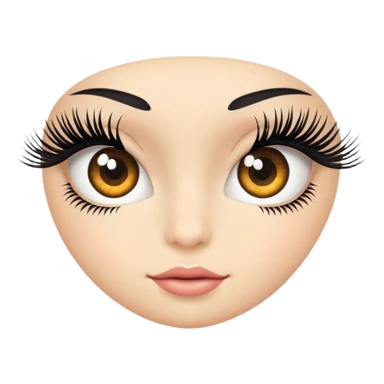Eyelashes  sticker