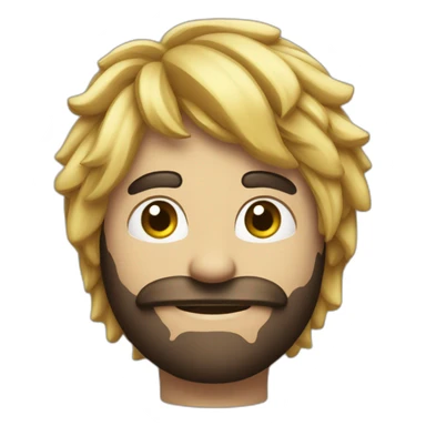 Emoji segurando secador de cabelo e escova com toalha na cabeça  sticker