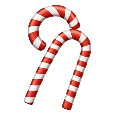 super realistic candy cane drop sticker