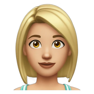 A Sims 4 face sticker