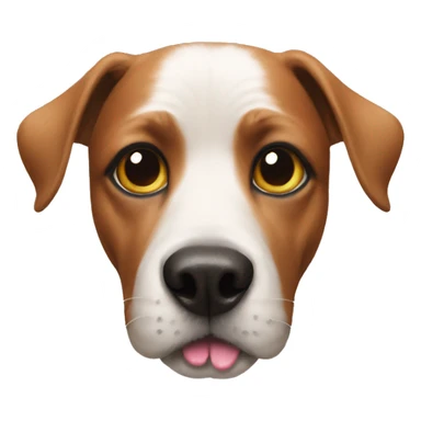 Dog with painted nails sticker