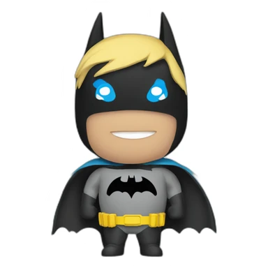 Batman in the Argentine flag sticker