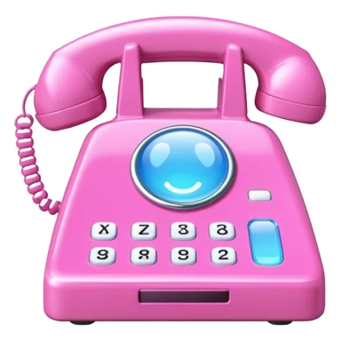 pink caller id sticker