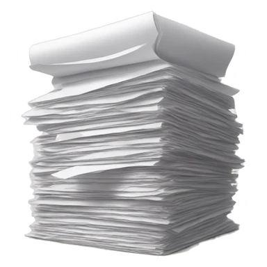 Pile of papers sticker