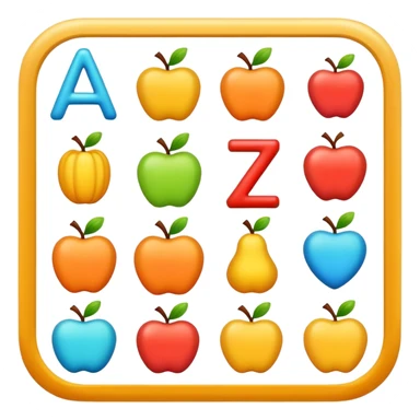A to z sticker