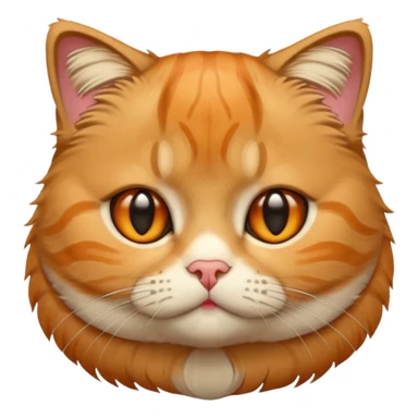Scottish fold cat emoji  sticker