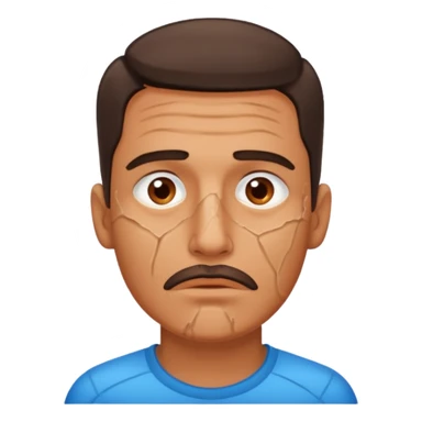 dehydrated man sticker