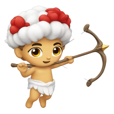 Cupido con flecha sticker