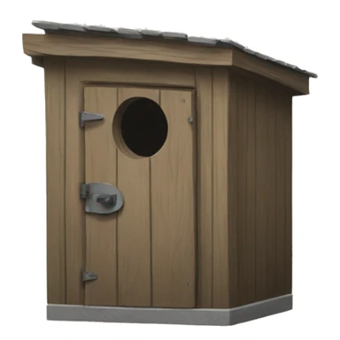 outhouse sticker