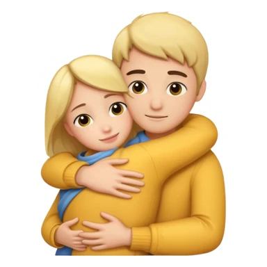 Hug and quiet  sticker