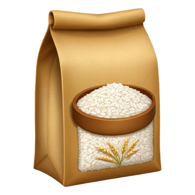 rice in a bag sticker
