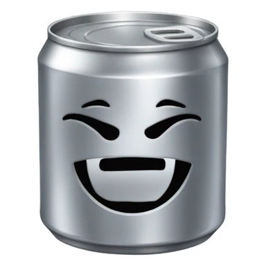 lata de metal con alcohol solido sticker