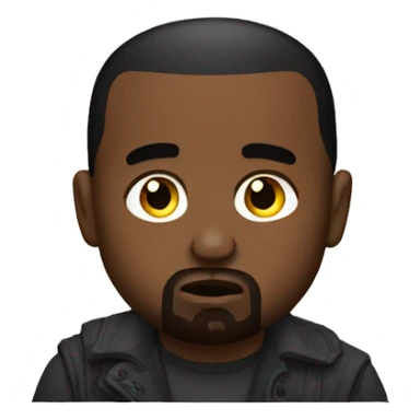 Kanye with nails  sticker