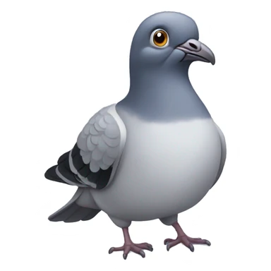 Confused pigeon  sticker
