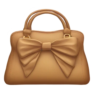 Purse with small bows on it sticker
